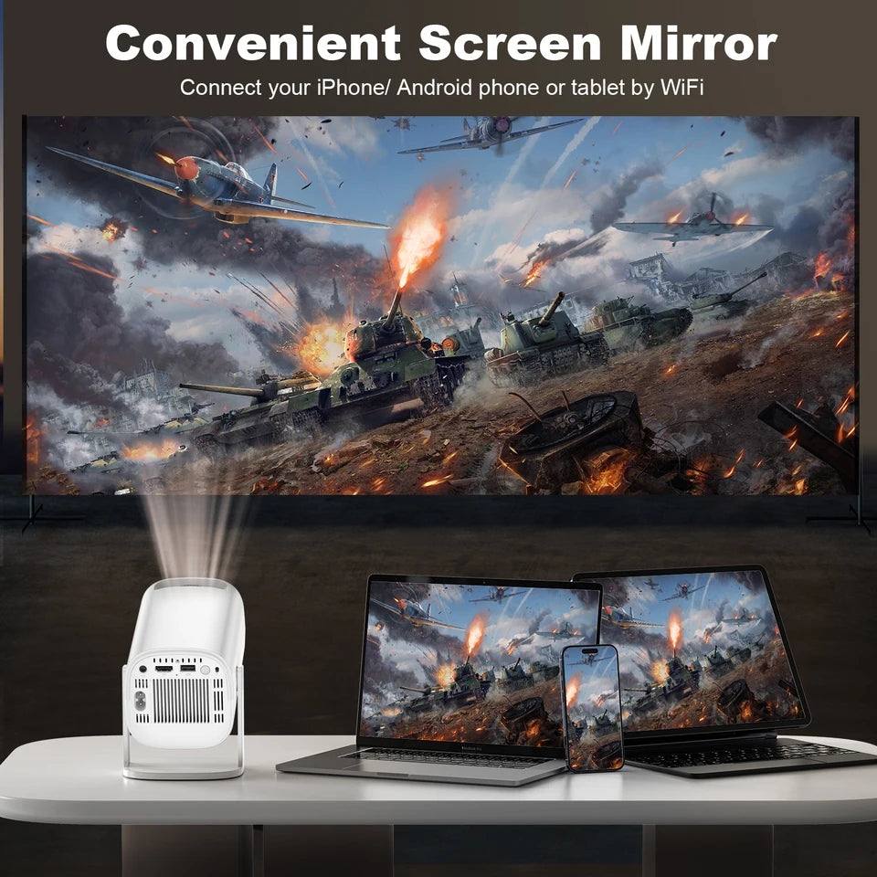 4K Android Smart Home Portable Projector