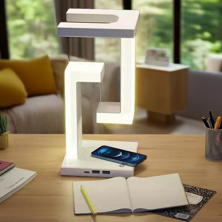 Anti-Gravity Wireless Charging Table Lamp