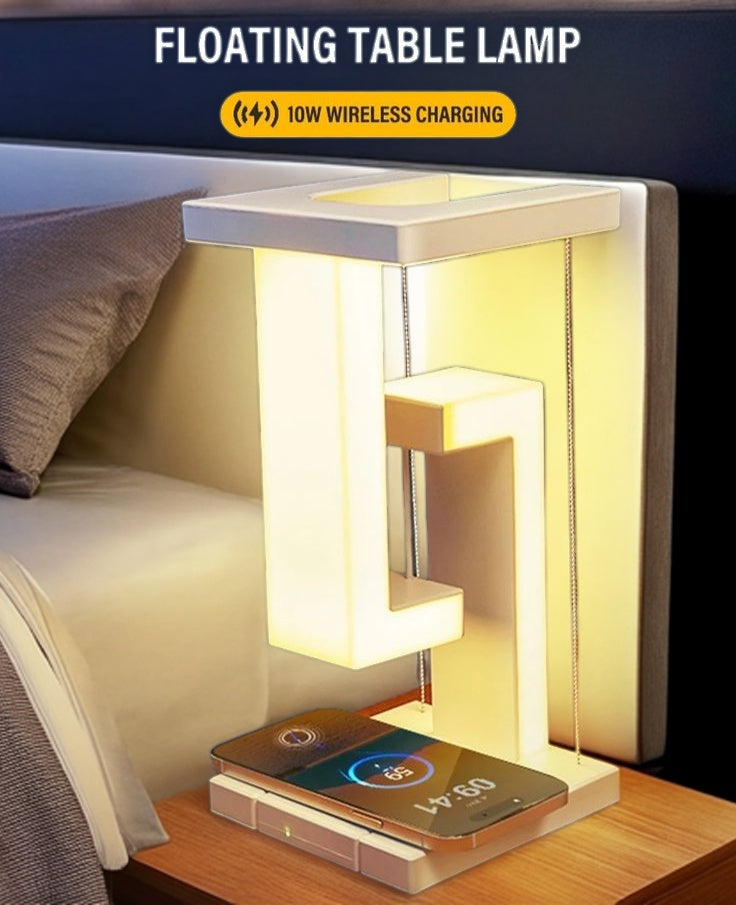 Anti-Gravity Wireless Charging Table Lamp
