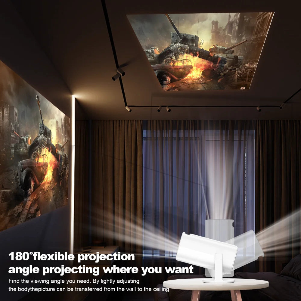 4K Android Smart Home Portable Projector