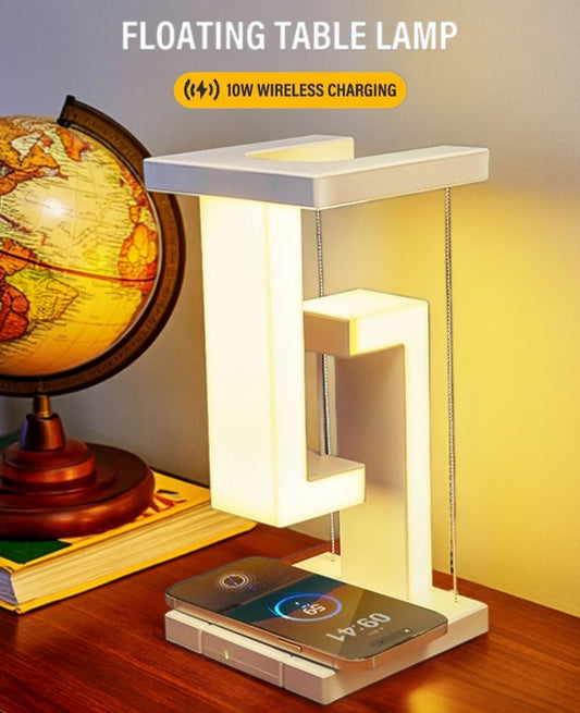 Anti-Gravity Wireless Charging Table Lamp