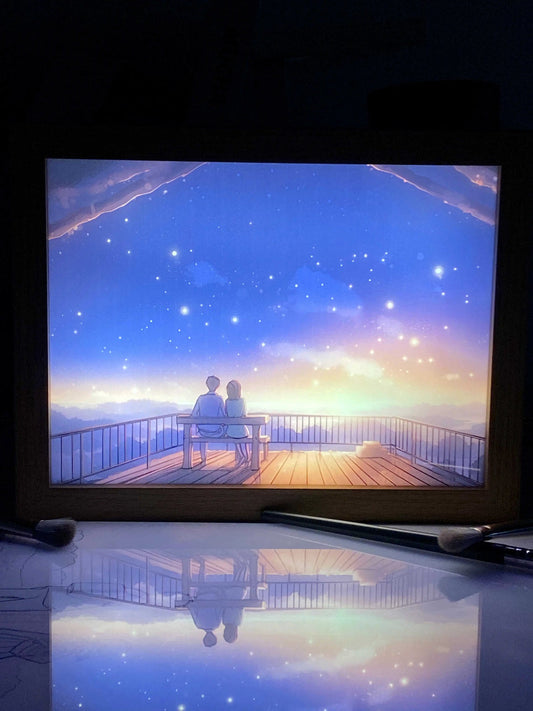 Anime Art Painting Led Photo Lamp