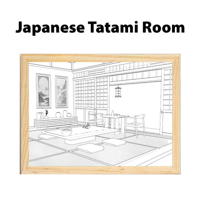 Japanese Tatami Room Light Painting