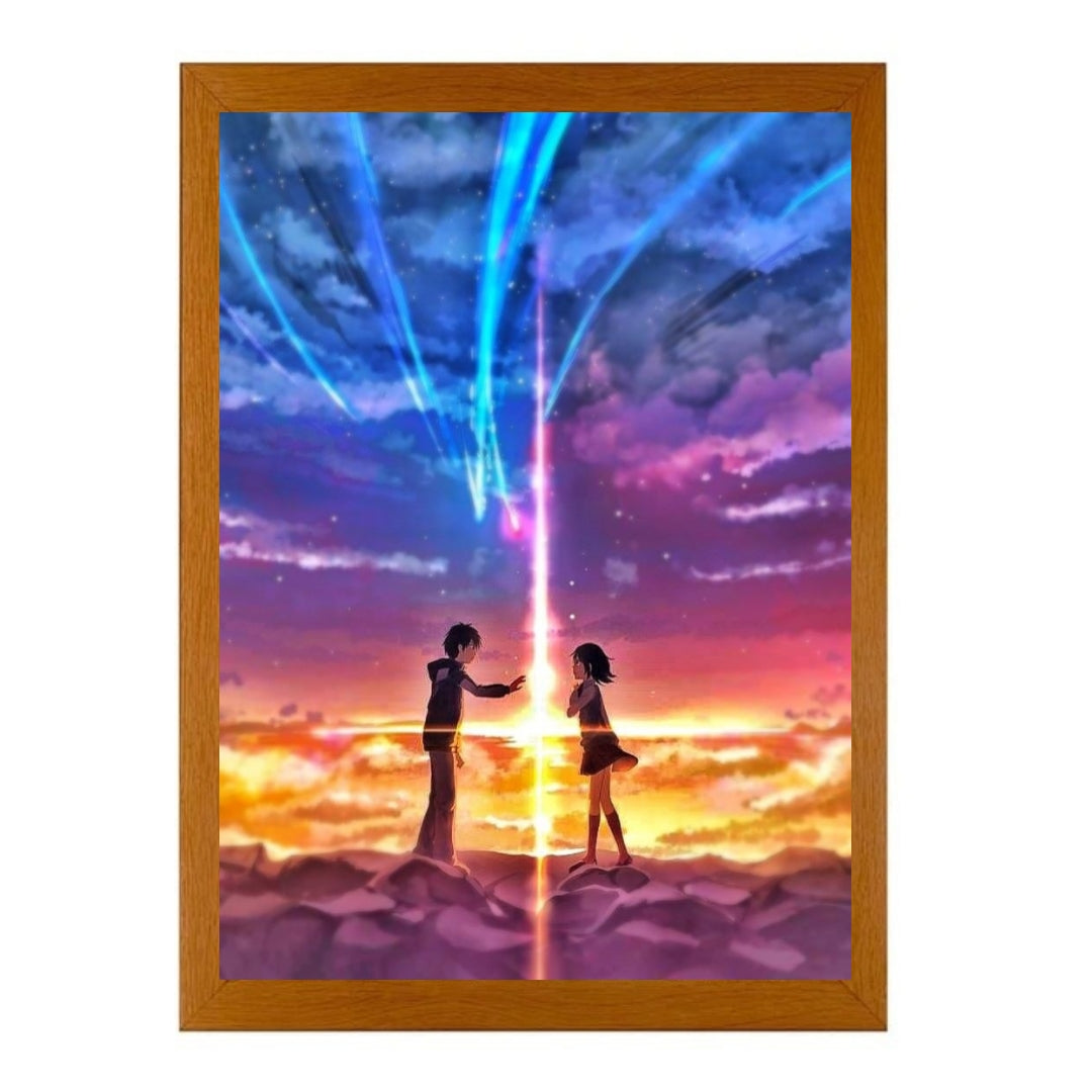 Your Name Anime Light Painting Lamp