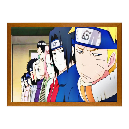 Naruto Uzumaki with Friends LED Art light Painting Frame Lamp 50% OFF (A)