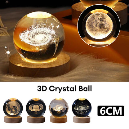 (🔥Hot Selling) 3D Crystal Ball Lamp🪐