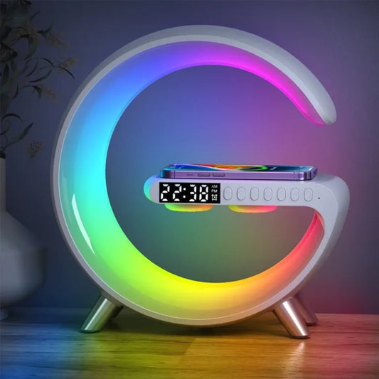 G-Bluetooth Speaker+Wireless Charger RGB Lamp