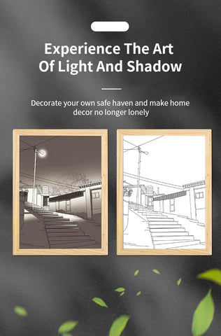 Street Light LED Photo Frame Light Painting USB Night Light Frame