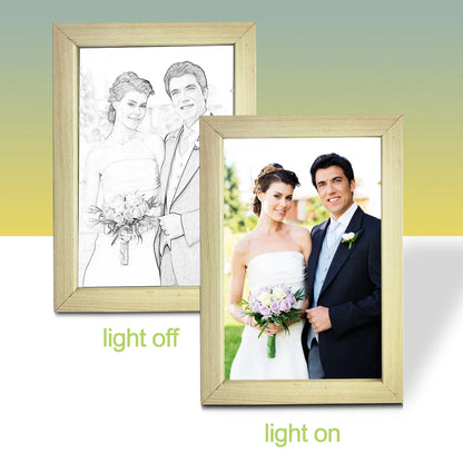 Custom Light Painting Lamp - Personalized Light-up Art