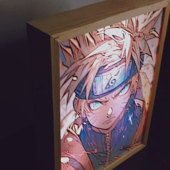 Naruto Uzumaki LED Art light Painting Frame Lamp